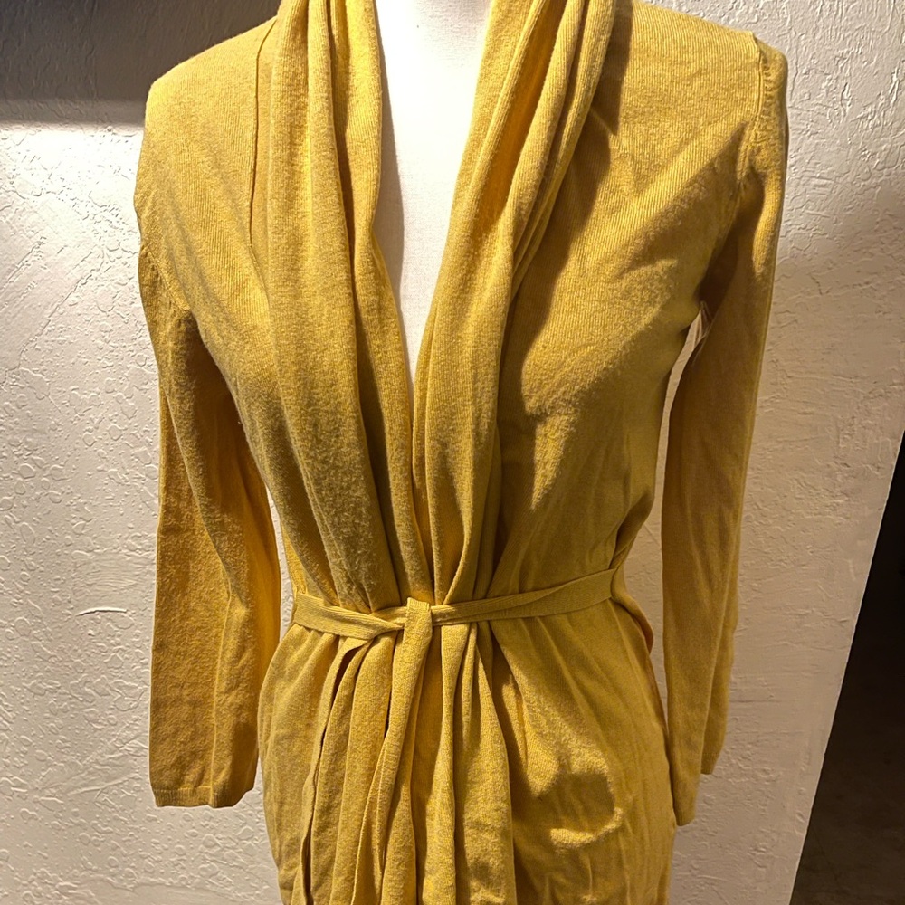 Zara yellow mustard cardigan